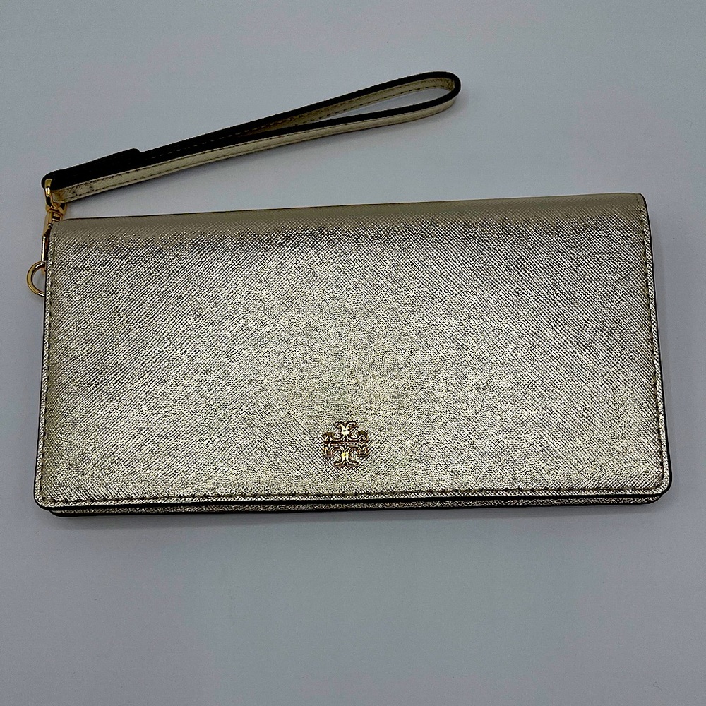 TORY BURCH - Emerson Slim Wristlet envelope Wallet - Picture 1 of 4